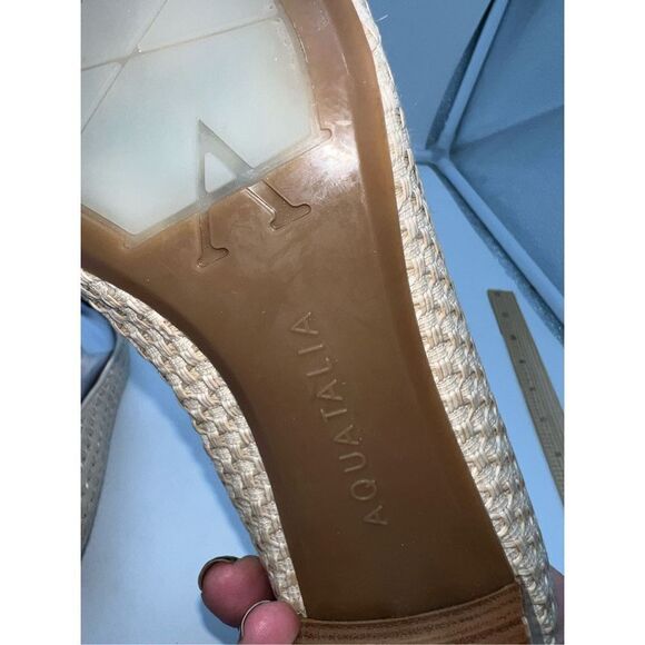 Aquatalia Pasha Woven Raffia Style‎ Pump - Picture 10 of 14